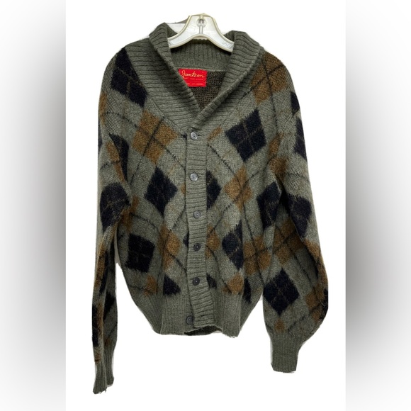 Vtg 50s Jantzen Wool Mohair Cardigan sweater M/L -